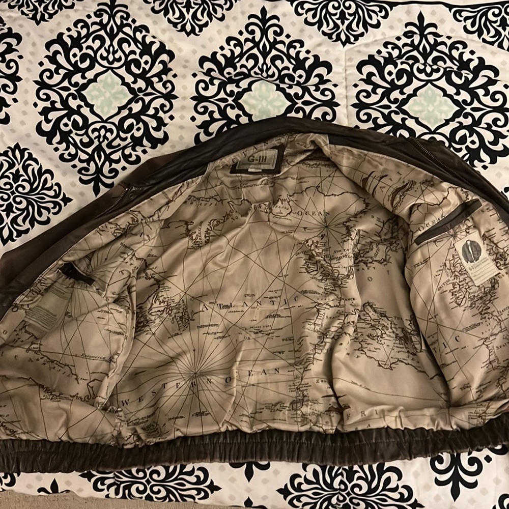 Vintage Leather Bomber